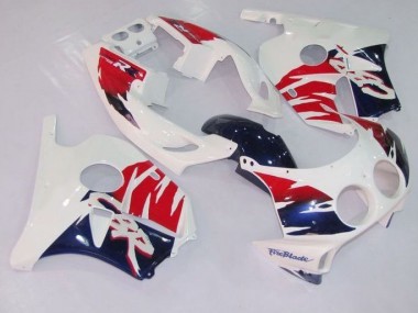 Rouge et Bleu Carénage Moto CBR 250 RR MC19 1988-1989