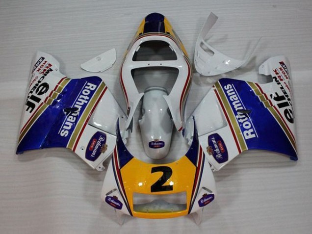 Blanc Bleu Jaune Carénage Moto NSR 250 MC28 P4 1994-1996