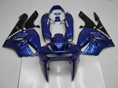 Bleu Noir Flamme Carénage Moto ZX9R 1994-1997