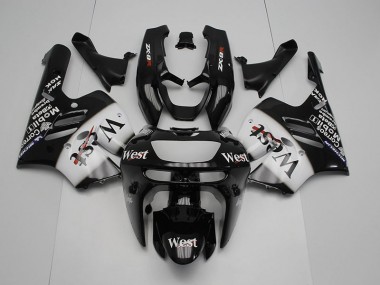 Noir Blanc West Carénage Moto ZX9R 1994-1997