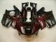 Noir Rouge Flamme Carénages Moto CBR 600 F3 1995-1998 Noir Rouge Flamme Carénages Moto CBR 600 F3 1995-1998