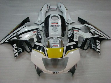 Blanc Noir Playboy Carénage Moto CBR 600 F3 1995-1998