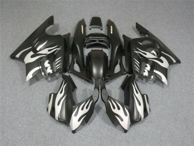Noir Blanc Flamme Carénage Moto CBR 600 F3 1995-1998