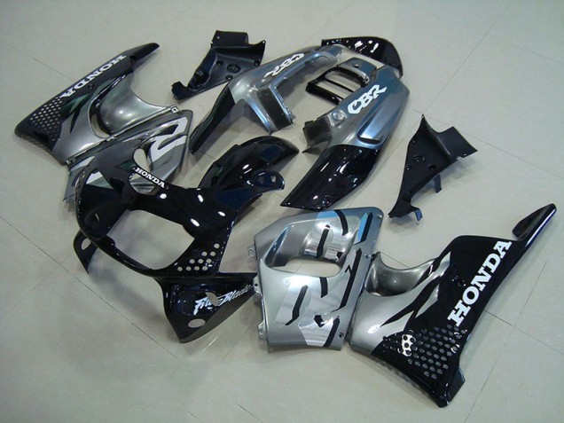 Noir Argent Carénage Moto CBR 900 RR 893 1996-1997 Noir Argent Carénage Moto CBR 900 RR 893 1996-1997