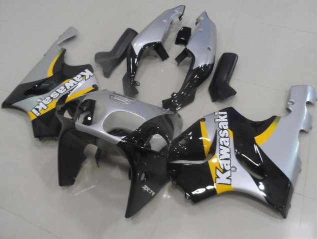 Argent et Noir Carénage Moto ZX7R 1996-2003 Argent et Noir Carénage Moto ZX7R 1996-2003