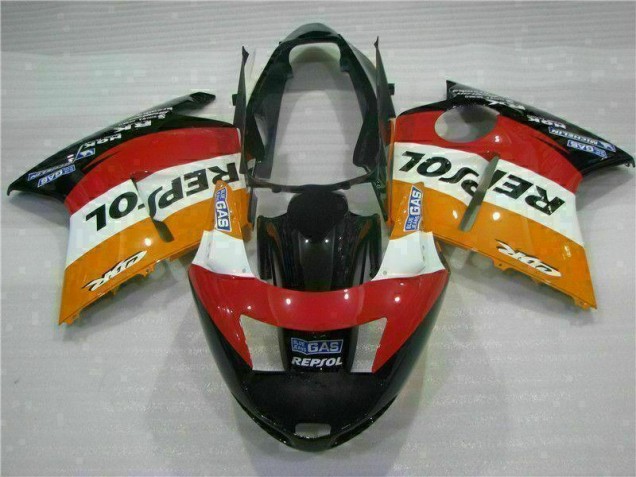 Orange Repsol Carénage Moto CBR 1100 XX 1996-2007 Orange Repsol Carénage Moto CBR 1100 XX 1996-2007