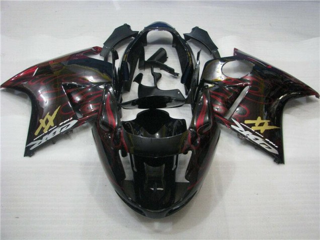 Rouge Flamme Carénage Moto CBR 1100 XX 1996-2007 Rouge Flamme Carénage Moto CBR 1100 XX 1996-2007