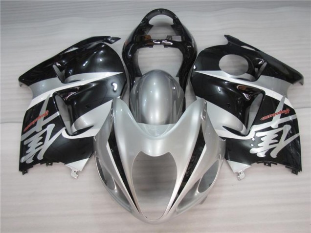 Argent Noir Carénage Moto GSXR 1300 Hayabusa 1996-2007 Argent Noir Carénage Moto GSXR 1300 Hayabusa 1996-2007