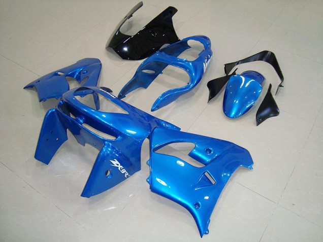 Bleu Noir Carénage Moto ZX9R 1998-1999 Bleu Noir Carénage Moto ZX9R 1998-1999