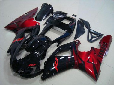 Noir Rouge Carénage Moto R1 1998-1999