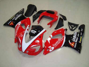 Rouge Noir Blanc Carénage Moto R1 1998-1999