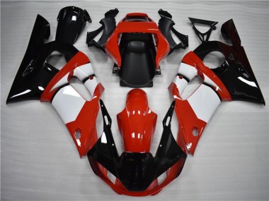 Noir Blanc Carénage Moto R6 1998-2002