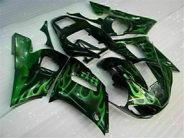 Vert Noir Carénage Moto R6 1998-2002