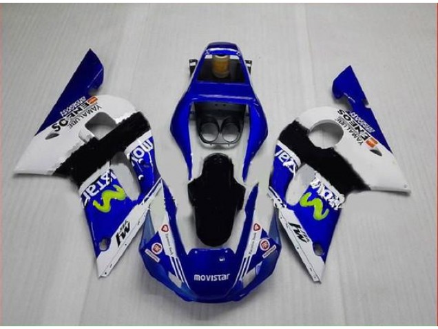 Bleu Vert Blanc Carénage Moto R6 1998-2002 Bleu Vert Blanc Carénage Moto R6 1998-2002