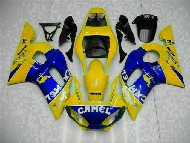 Jaune Bleu Carénage Moto R6 1998-2002