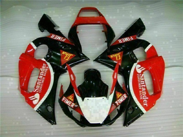 Rouge Noir Carénages Moto R6 1998-2002 Rouge Noir Carénages Moto R6 1998-2002