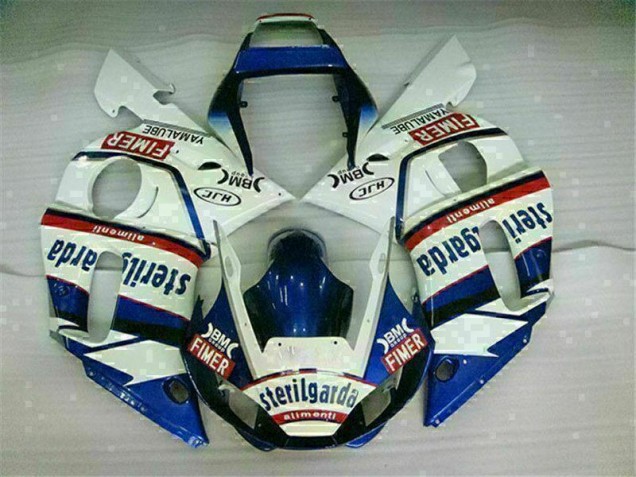 Bleu Blanc Carrosserie Moto R6 1998-2002