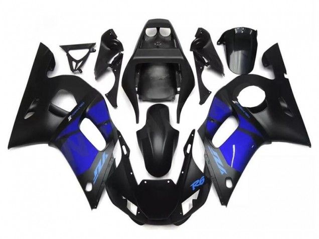 Bleu Noir Carénage Moto R6 1998-2002