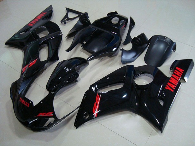 Noir Brillant Rouge Décalque Carénages Moto R6 1998-2002 Noir Brillant Rouge Décalque Carénages Moto R6 1998-2002