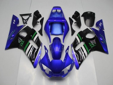 Bleu Monster Carénage Moto R6 1998-2002
