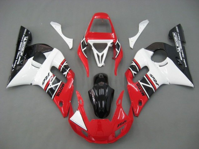 Rouge Blanc Noir Carénage Moto R6 1998-2002 Rouge Blanc Noir Carénage Moto R6 1998-2002