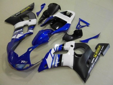 Bleu Blanc et Noir Carénage Moto R6 1998-2002