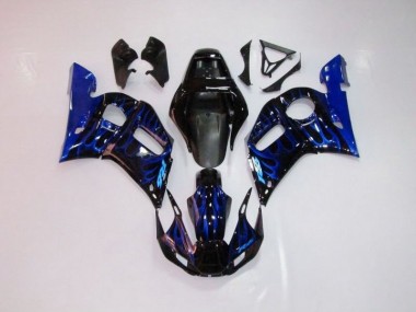 Bleu Flamme Carénage Moto R6 1998-2002