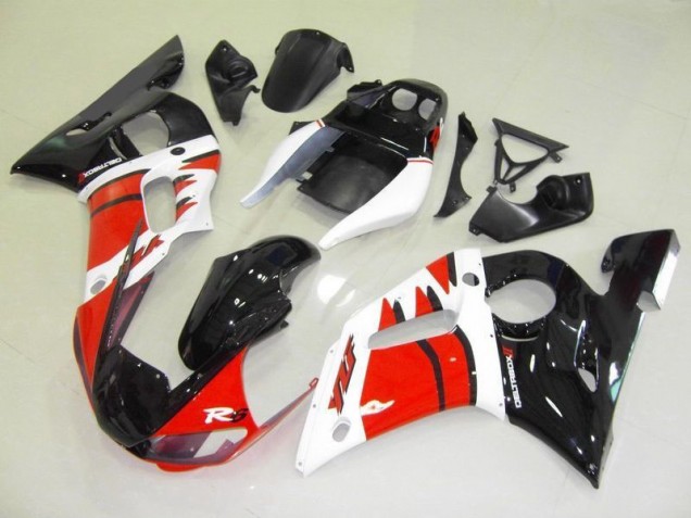 Rouge Blanc Noir Carénages Moto R6 1998-2002 Rouge Blanc Noir Carénages Moto R6 1998-2002