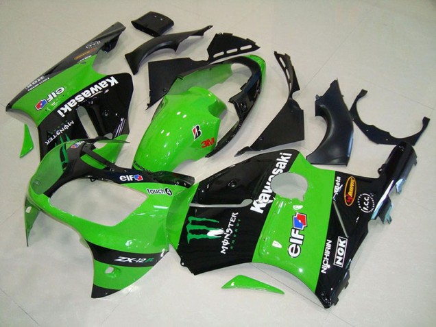 Vert Monster Carénage Moto ZX12R 2000-2001 Vert Monster Carénage Moto ZX12R 2000-2001