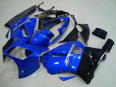 Bleu Noir Carénage Moto ZX12R 2000-2001