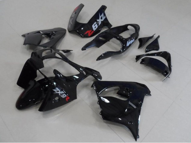Noir avec Gris Décalque Carénage Moto ZX9R 2000-2001 Noir avec Gris Décalque Carénage Moto ZX9R 2000-2001