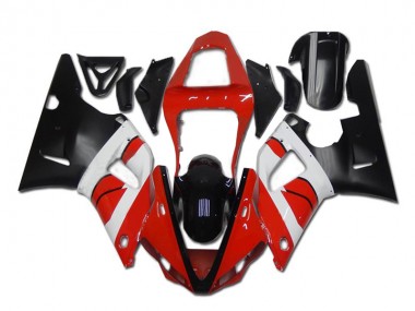 Rouge Blanc Noir Carénage Moto R1 2000-2001