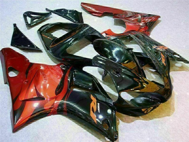 Rouge Carénages Moto & Carrosserie R1 2000-2001 Rouge Carénages Moto & Carrosserie R1 2000-2001