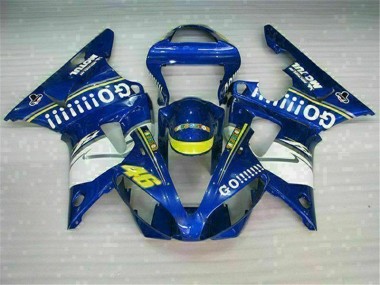 Bleu Kit Carénages Motos Complet R1 2000-2001