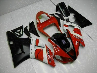 Rouge Noir Carénage Moto R1 2000-2001