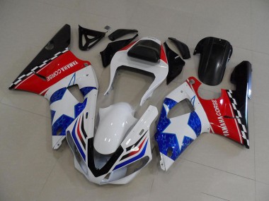 Drapeau Étoile Carénage Moto R1 2000-2001