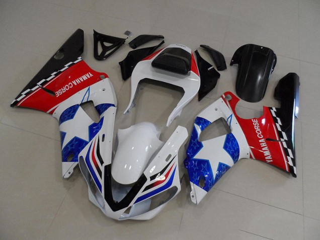 Drapeau Étoile Carénage Moto R1 2000-2001