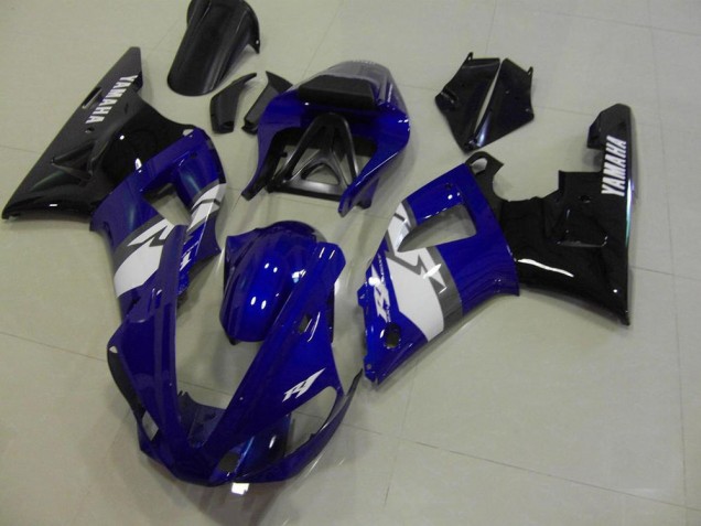 Bleu Noir Blanc Carénage Moto R1 2000-2001 Bleu Noir Blanc Carénage Moto R1 2000-2001