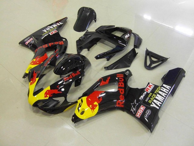 Noir Red Bull Carénage Moto R1 2000-2001 Noir Red Bull Carénage Moto R1 2000-2001
