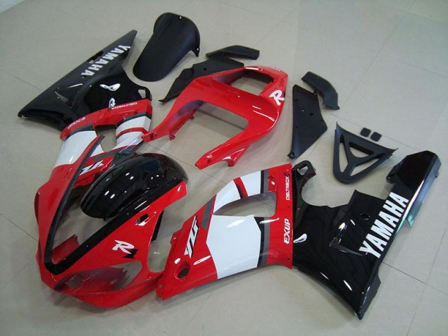 Rouge Noir Blanc Carénage Moto R1 2000-2001 Rouge Noir Blanc Carénage Moto R1 2000-2001