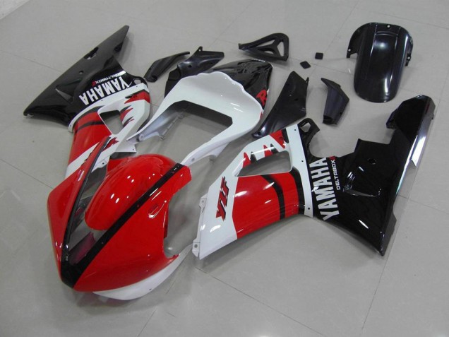 Rouge Noir Blanc Courses Version Carénage Moto R1 2000-2001 Rouge Noir Blanc Courses Version Carénage Moto R1 2000-2001