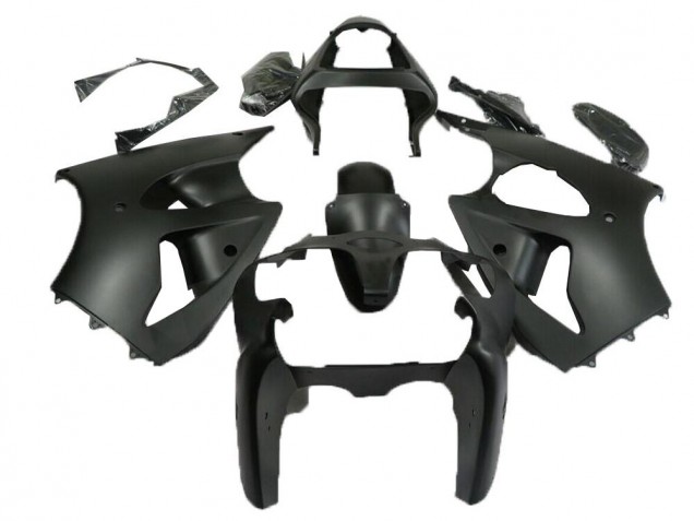 Noir Mat Carénage Moto ZX6R 2000-2002 Noir Mat Carénage Moto ZX6R 2000-2002