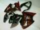 Noir Rouge Flamme Carénage Moto ZX6R 2000-2002 Noir Rouge Flamme Carénage Moto ZX6R 2000-2002