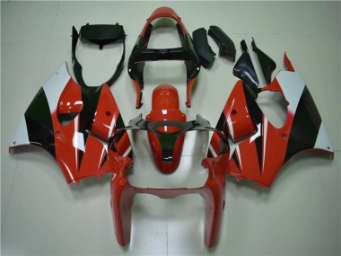 Rouge Noir Blanc Carénage Moto ZX6R 2000-2002