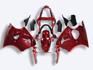 Rouge Kit Carénages Motos Complet ZX6R 2000-2002