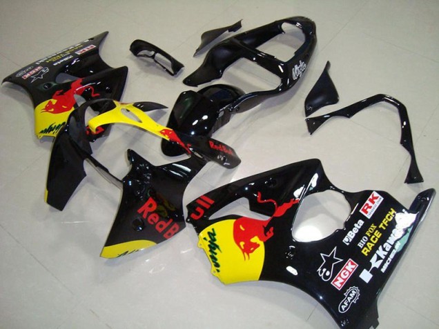 Red Bull Carénage Moto ZX6R 2000-2002 Red Bull Carénage Moto ZX6R 2000-2002