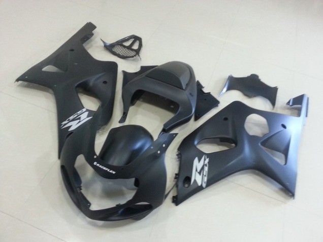 Noir Mat avec Argent GSXR Carénage Moto GSXR 1000 K1 2000-2002