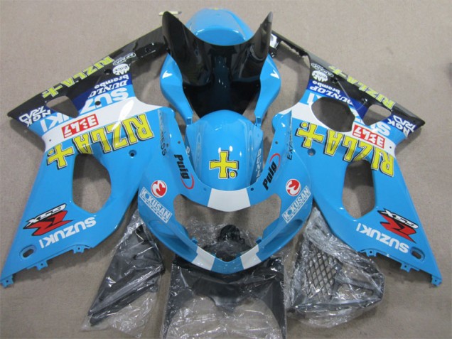 Bleu Rizla Carénage Moto GSXR 1000 K1 2000-2002 Bleu Rizla Carénage Moto GSXR 1000 K1 2000-2002