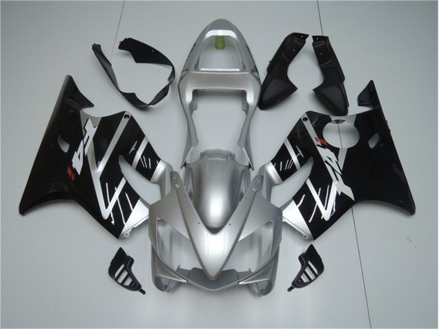 Argent Noir Carénage Moto CBR 600 F4i 2001-2003 Argent Noir Carénage Moto CBR 600 F4i 2001-2003