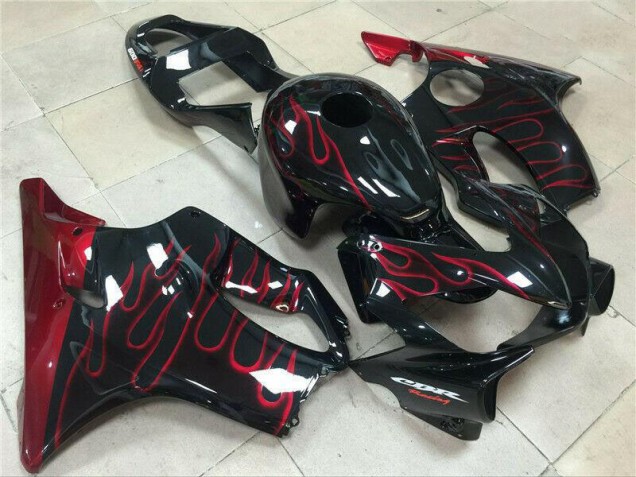 Rouge Flamme Carénage Moto CBR 600 F4i 2001-2003 Rouge Flamme Carénage Moto CBR 600 F4i 2001-2003